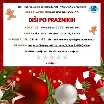 To sredo kuharska delavnica v Laški hiši